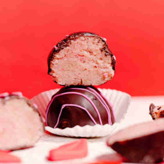 Dark Chocolate Strawberry Fluffles (Set of 3)