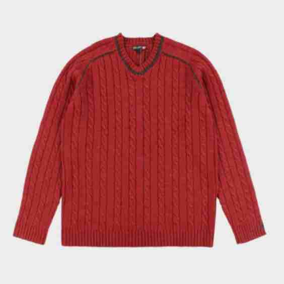 Vintage Point Zero Heavyweight Chunky Knit Jumper