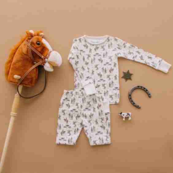 Wild West Long Pajamas