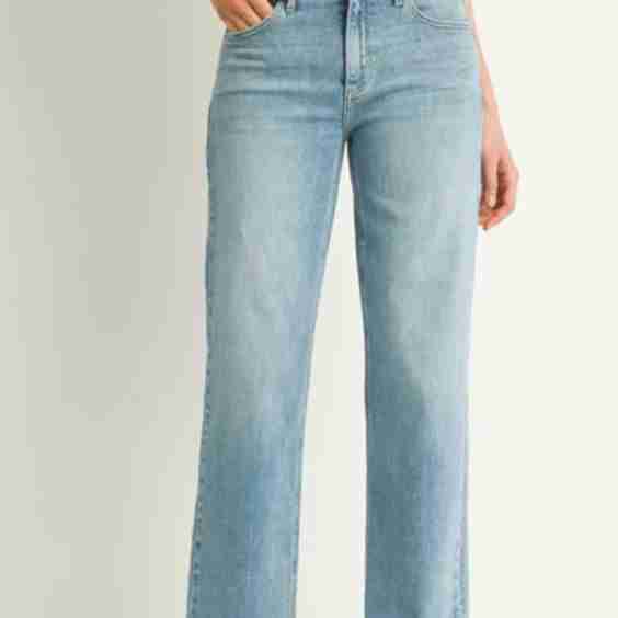 Just Stretchy Straight Light Denim Pants