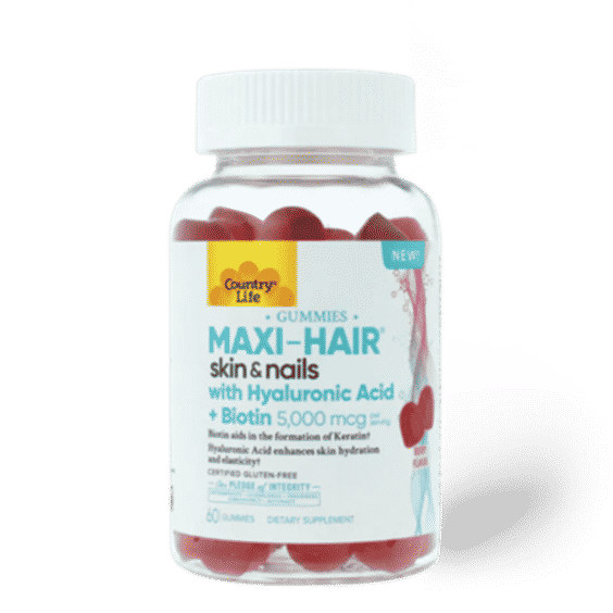 Maxi-Hair with Hyaluronic Acid + Biotin Gummy 5,000mg