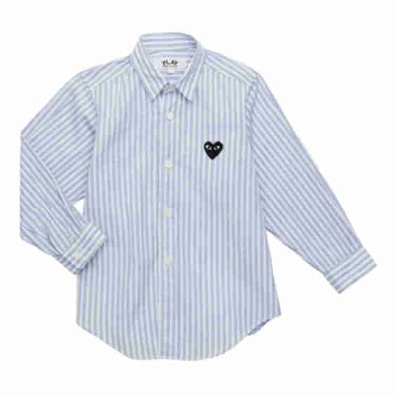 Little Kid's Striped Cotton Shirt