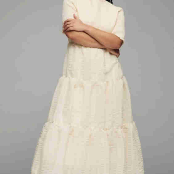Maribelle Twofer Midi Dress