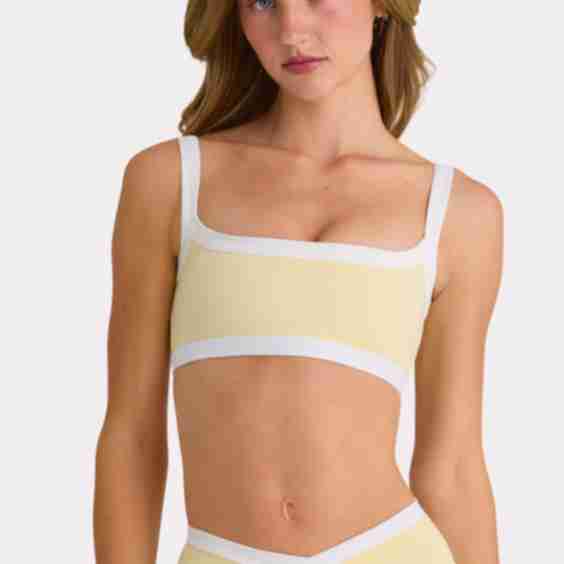Soft Active Sweetheart-Neck Sports Bra