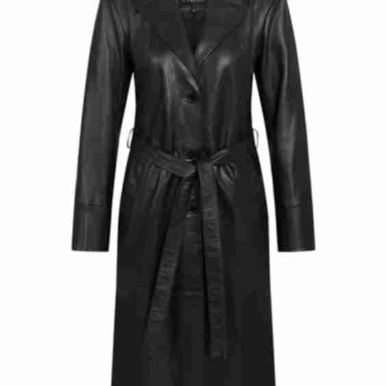 CRCami Fur Trench Coat