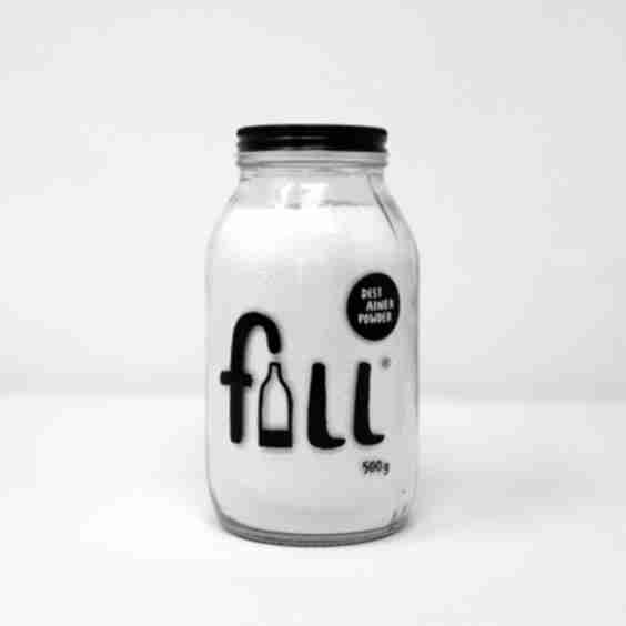 Destainer Powder 500g Clear Glass Jar