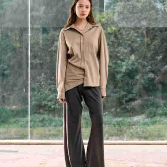Shawl Layered Shirt