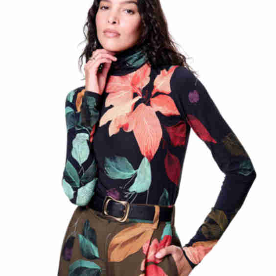 Turtleneck Top