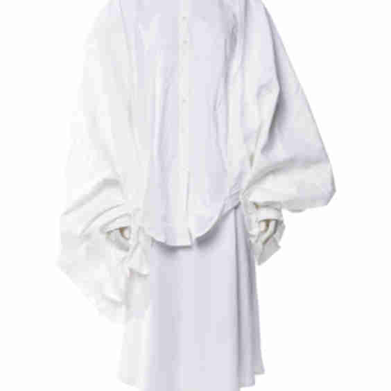 Long Sleeve with Collar Button-Up Top (Pre-Owned)