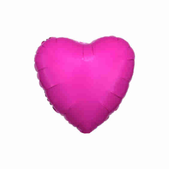 Heart Foil Balloon with Ribbon