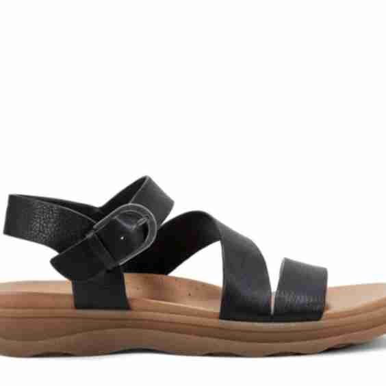 Lainey Casual Strappy Round Toe Flat Sandals