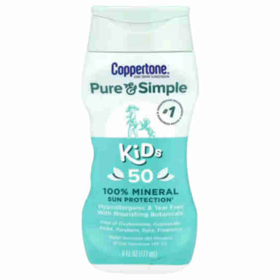 Pure & Simple, Kids, 100% Mineral Sun Protection, SPF 50, 6 fl oz (177 ml)