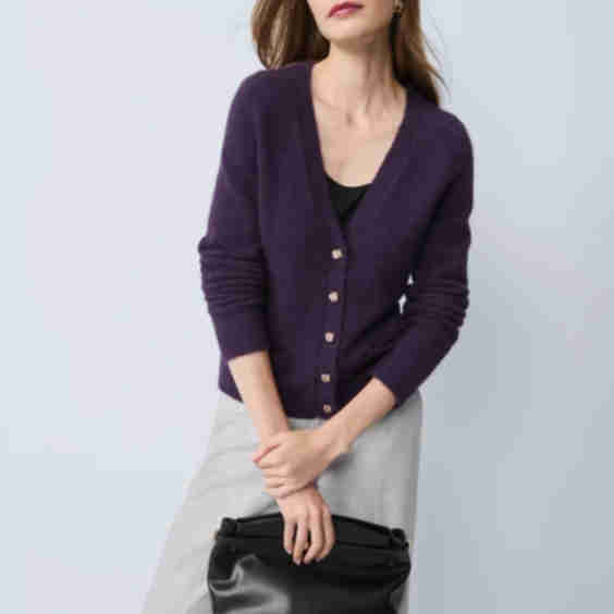 V-Neck Cardigan
