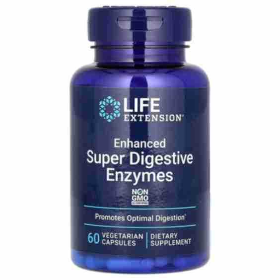 Enhanced Super Digestive Enzymes Dietary Supplement