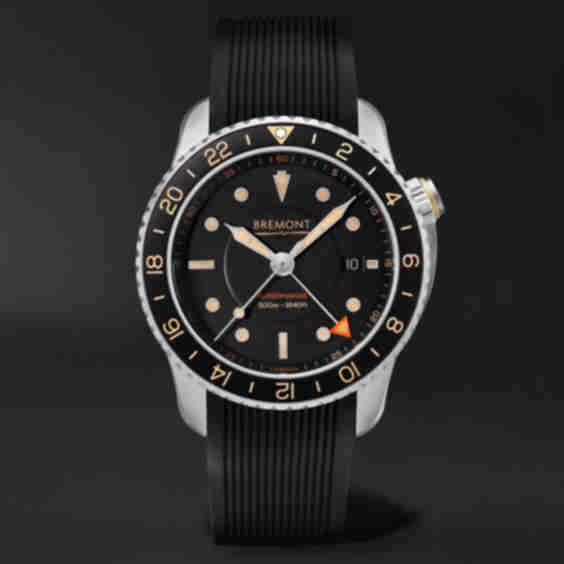 Supermarine S502 Automatic GMT 43mm Stainless Steel and Rubber Watch