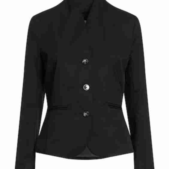 Single Woven Breasted Blazer