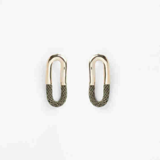 Cantadora Brass Earrings