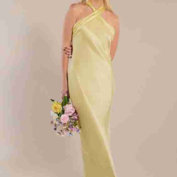 Roma Dress in Satin
