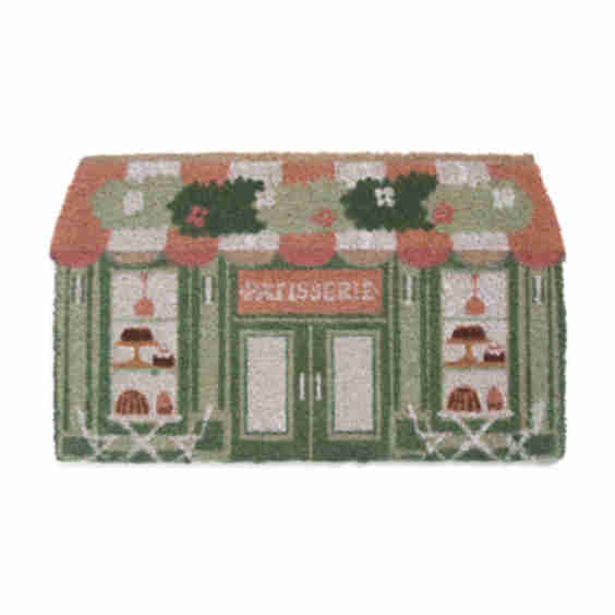 Coir Patisserie Bake Shop Shaped Doormat