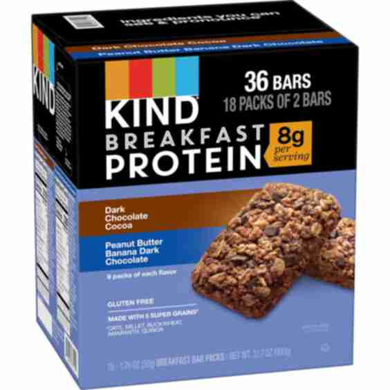 Breakfast Protein Bars, Variety Pack, 18 pk.