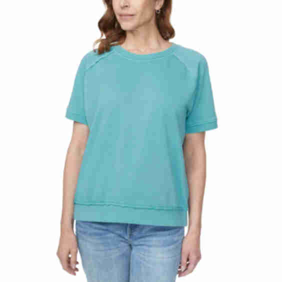 Short Sleeve French Terry Top