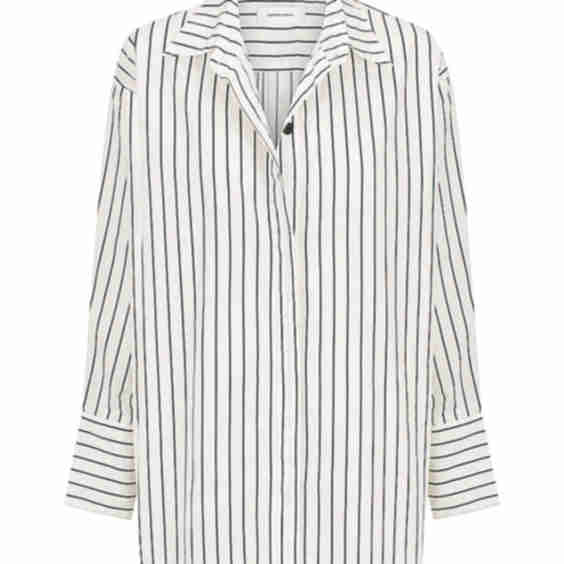 Oversized Shirt Wide Leg Pant