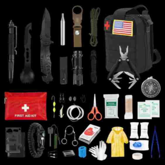 The Ultimate 47 Piece Emergency Survival Kit
