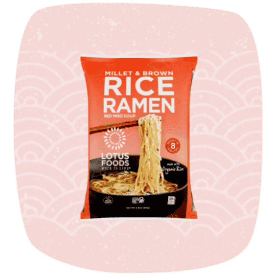 Millet & Brown Rice Ramen with Red Miso Soup, 2.8oz