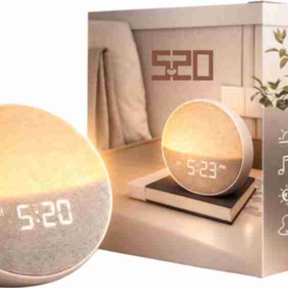 Wake Up Light Alarm Clock with Sunrise Simulation
