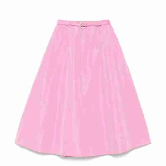 Belted Midi Skirt