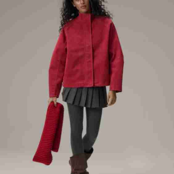 Lady Faux Suede Jacket