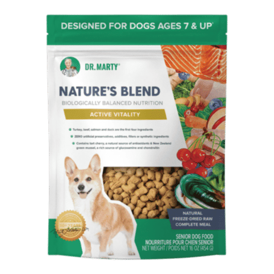 Natures Blend Active Vitality Premium Freeze-Dried Raw Dog Food 