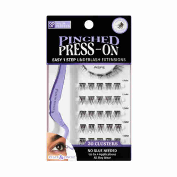 Pinched Press On Underlash Extension Kit