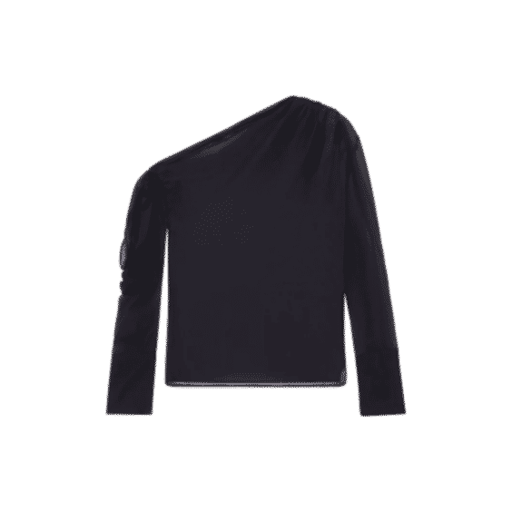 The Twinsparency Silk Top