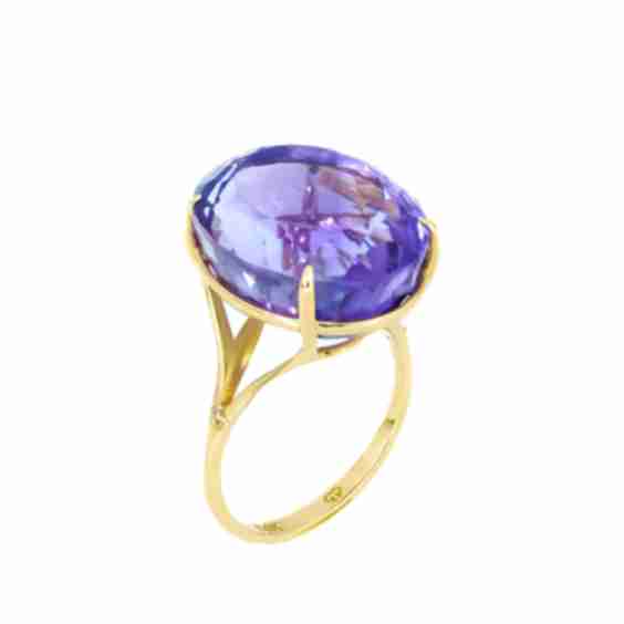 Amethyst Gold Ring