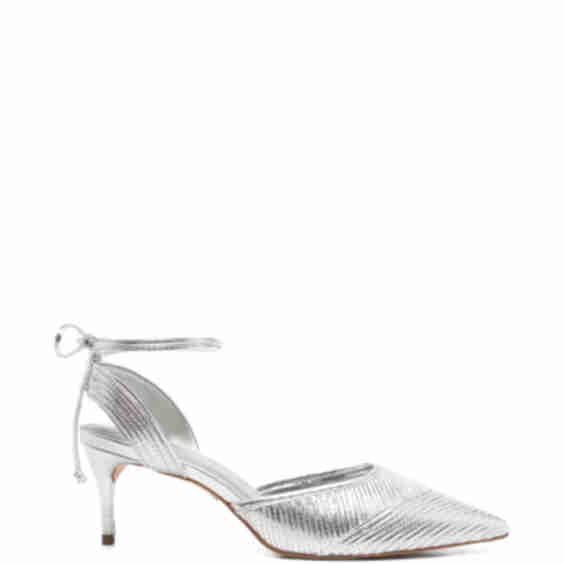 Pointed-Toe Ankle-Strap Pumps