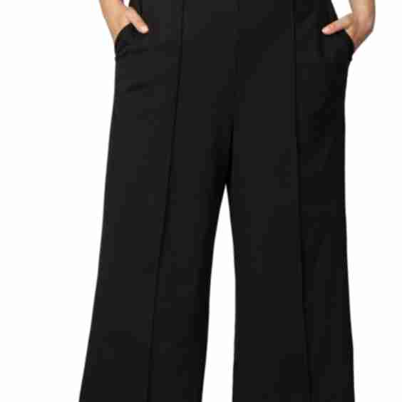 High Waist Wide Leg Ponte Pants