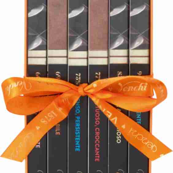 Bookcase Assorted 6-Piece Extra Dark Chocolate Bars