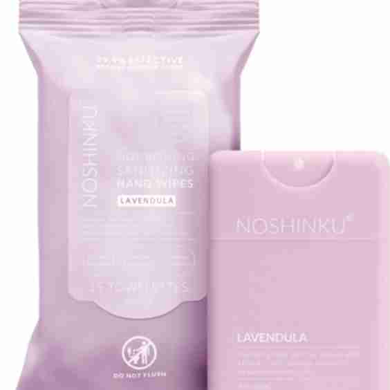 Nourishing Sanitizing Spray Wipes Clean Travel Set