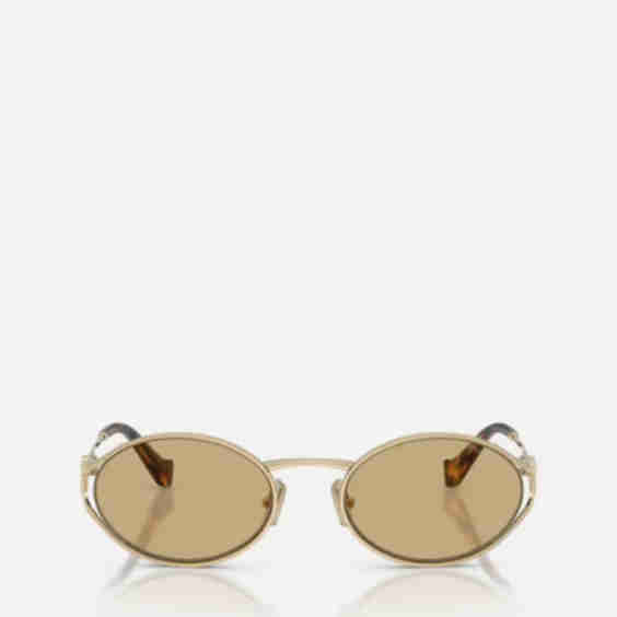 Oval Metal Frame Sunglasses