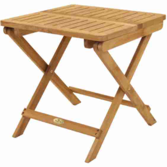 Estate 20 Inch Square Teak End Table