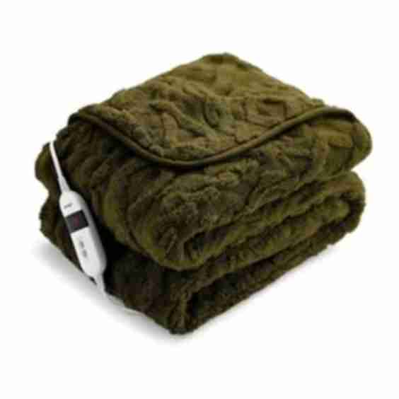  Luxury Super Cozy Heated Throw 9 Heat Settings 