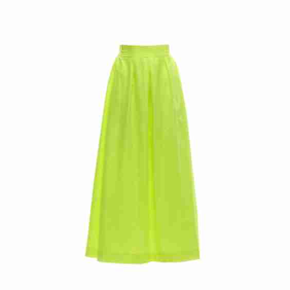 High-Waisted Maxi Skirt with Elastic Waistband