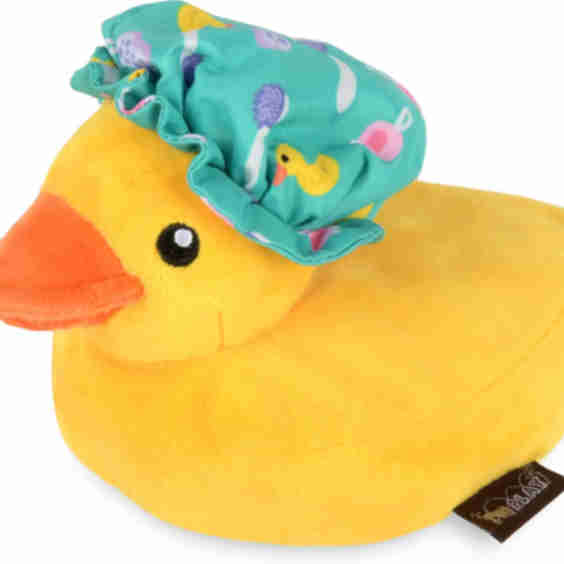 Splish Splash Bubbles the Duck Squeaky Plush Dog Toy