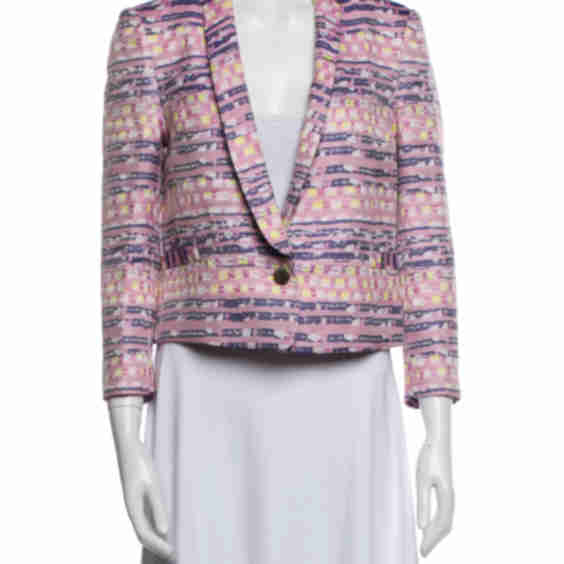 Printed Blazer (Pre-Owned)