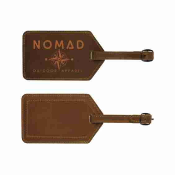 Custom Leather Luggage Tag