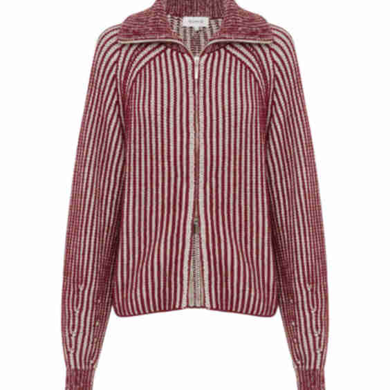 Markus Zip Knit Cardigan