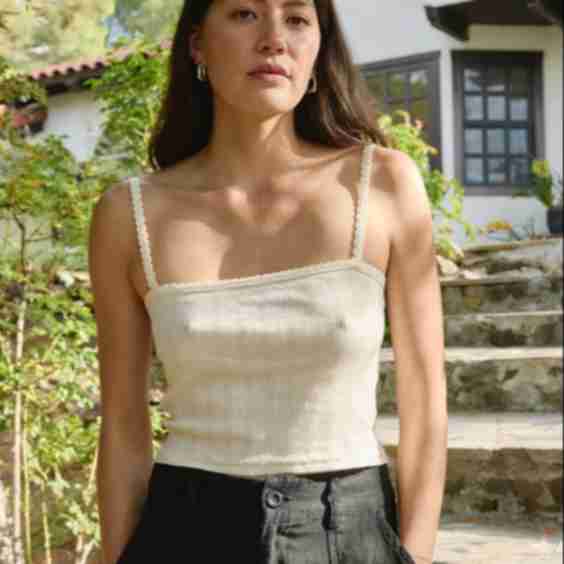 Pointelle Ari Cami Top