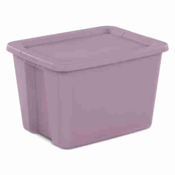 Storage Bin with Snap-On Lid