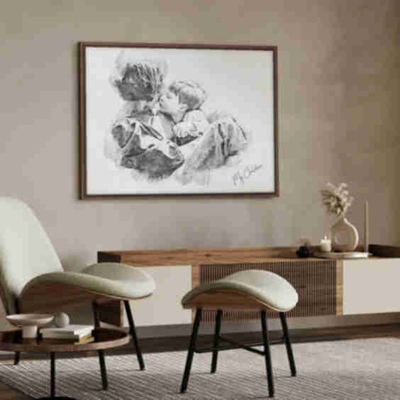 Sketching Memories - Horizontal Canvas XS - 9" x 12"